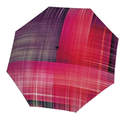 doppler® Taschenregenschirm Magic Noble Check