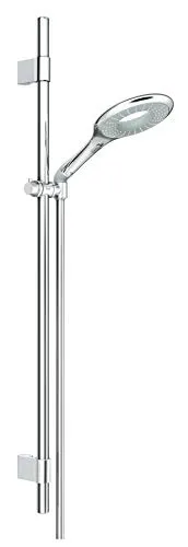 Grohe Rainshower Icon 150 Brausestangenset 900mm, 2 Strahlarten, variable Bohrlöcher zur Befestigung, chrom