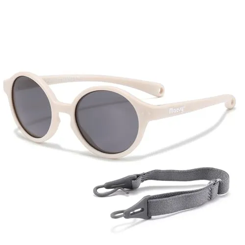 Maesy Baby Sonnenbrille für 0-2 Jahre in beige von Maesy