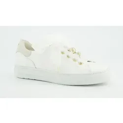 Paul Green Halbschuhe Glattleder Schnürschuh in Weiß 40,5 EU - Elegante Schnürhalbschuhe aus hochwertigem Glattleder in Größe 40,5. Mit bequemem Blockabsatz und flexibler EVA-Laufsohle ideal für den Alltag.
