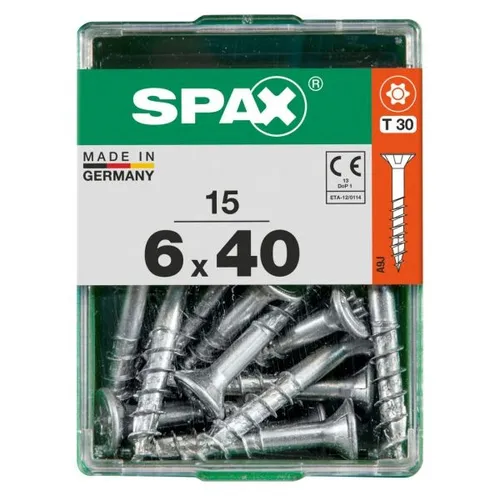 Spax Universalschrauben 6.0 x 40 mm TX 30 - 15 Stk.  Schraube