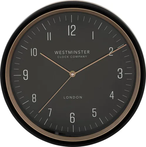 Wanduhr für die Küche SVEN, schwarz, Ø 29 cm - Wohnaccessoires - stilvolle Wanduhr SVEN mit robustem Kunststoffgehäuse, ideal für Ihre Kücheneinrichtung. Sofort montiert und gut sichtbar!