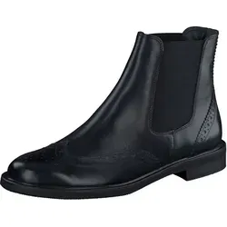 Paul Green Stiefelette schwarz 6 - Wanderschuhe aus hochwertigem Glattleder, mit bequemem Blockabsatz und echtem Lederinnenmaterial für optimalen Tragekomfort.