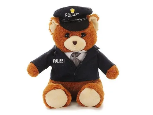 Euro Souvenirs Kuscheltier Bär aus Plüsch | Feuerwehrmann, Polizist, Arzt und mehr - Stofftiere & Teddybären – Süße, detailreiche Plüschbären in verschiedenen Motiven, ideal als Geschenk für jeden Anlass. Hergestellt aus extrem weichem Plüsch für langanhaltenden Kuschelspaß.