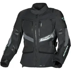 Macna Domane Damen Motorradjacke - Wasserdichte Motorrad Textiljacke mit abnehmbarer Raintex+ Membran und Thermofutter. Ideal für wechselnde Wetterbedingungen, ausgestattet mit Belüftungseinsätzen und hohem Sicherheitsstandard.