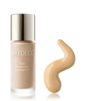 ARTDECO Rich Treatment Flüssige Foundation 20 ml warm 15 Cashmere Rose - Die ARTDECO Rich Treatment Flüssige Foundation vereint Pflege und Deckkraft für einen strahlenden Teint. Ideal für einen natürlichen Look – jetzt in der praktischen 20 ml-Größe erhältlich.