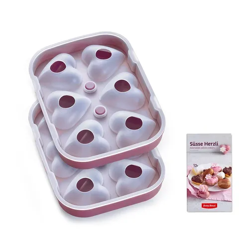 Betty Bossi 3D Backform Herzli im 2er Set von Betty Bossi