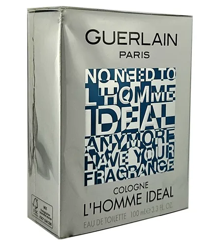 Guerlain L'Homme Ideal Cologne EDT 100ml - Perfekte Frische für Herren - Eau de Toilette für Herren, 100 ml, bietet eine erfrischende Duftkomposition für den modernen Mann, hergestellt in Frankreich.