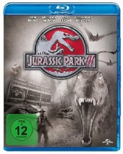 WILLIAM H.MACY,TÉA LEONI,SAM NEILL - JOE JOHNSTON-JURASSIC PARK 3  BLU-RAY NEU