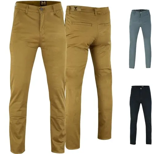 BULLDT Motorradhose Motorradjeans 100% Aramid Motorrad Chino Hose Futter aus kevlarstoff mit Protektoren Beige - 38W / 34L