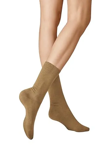KUNERT Damen Socken Liz druckfreier Bund cedar 1710 35-38
