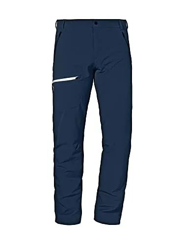 Schöffel Herren Pants Folkstone Warm M - Herren Outdoor- und Wanderhosen, wasserabweisende Thermohose mit 4-Wege-Stretch für optimale Bewegungsfreiheit und wärmender Innenseite.
