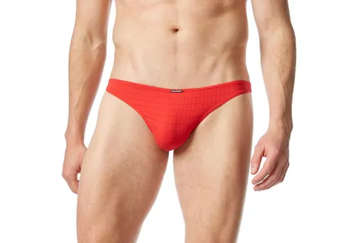 Bruno Banani String CHECK LINE 2.0 STRING in rot von bruno banani