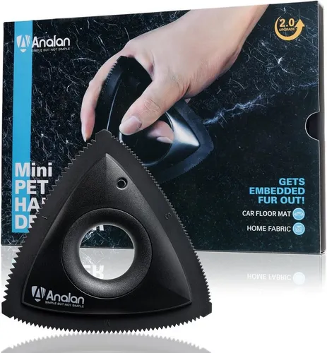 Vivitar Tierhaarentferner effizientere Tierhaarentfernung mit innovativem, dreieckigem Design, Teppich, Auto, Möbel, Kleidung, Bettwäsche, (Ideal für die Entfernung von Hunde- und Katzenhaaren, 3-tlg., Automatten, Möbeln, Kleidung und mehr. Perfekt für Haustierbesitzer), Erleben Sie überlegene Effizienz, Haltbarkeit und einfache Reinigung