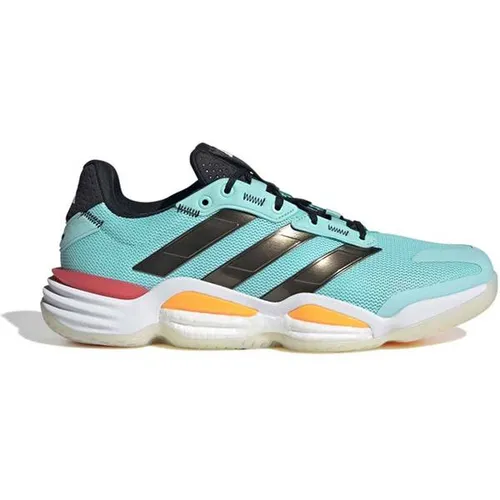 ADIDAS Herren Handballschuhe Stabil 16 Indoor - Leistungsstarker Handballschuh für Indoor-Sportarten, mit atmungsaktivem Obermaterial und stabiler Chassis-Konstruktion für besten Halt bei schnellen Bewegungen. Ideal für ein ungestörtes Spiel!