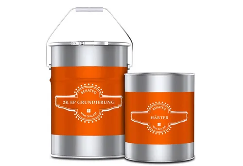 BEKATEQ Holzlack BK-190EP 2K Epoxy Grundierung - Hochbelastbare Haftgrundierung für Innen und Außen - Die 2K Epoxidharz Grundierung gewährleistet optimale Haftung auf verschiedenen Untergründen. Ideal für Werkstätten, Büros und Treppen. Chemikalienbeständig und einfach zu verarbeiten.