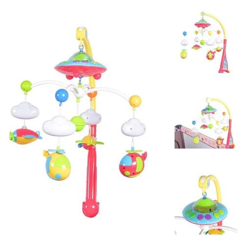 Moni Musikmobile Space Dreamer 777-9, drehbares Mobile mit Musik und Licht
