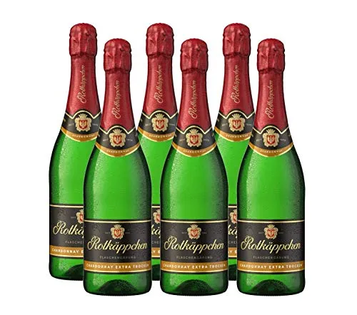 Rotkäppchen Sekt Flaschengärung Chardonnay Extra trocken 6 x 0,75l