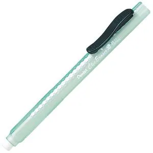 Pentel Radierstift Clic Eraser 2, ZE11T, nachfüllbar, mit Vorschub, grün-transparent