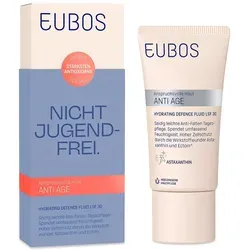 EUBOS ANTI AGE HYDRATING DEFENCE FLUID LSF 30 - 50 ml - Arzneimittel: Schützende Tagescreme mit Lichtschutzfaktor 30 für eine optimale Hydratation und Anti-Aging-Effekte.