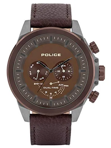 Police Unisex Erwachsene Analog Quarz Uhr PL15970JSUBZ.12