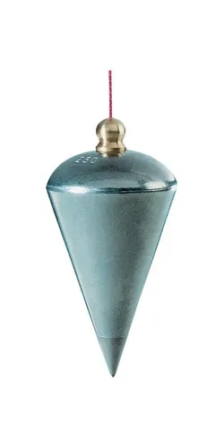 HAROMAC Senklot 200 g Birne Zink-Druckguss, blank gedreht