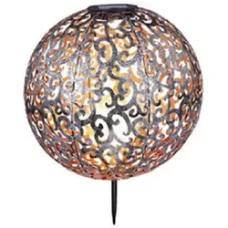 Kynast Garden LED SMD Solarkugel in Rostoptik 19cm