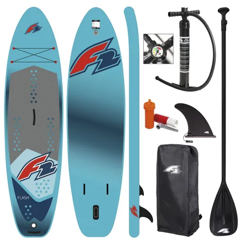 F2 Stand Up Paddle Board Flash Leucht SUP 350cm 11,5 Blau