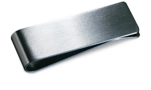 Schöne Geldscheinklammer Geldclip aus Edelstahl - Größe ca. 5,7 x 2,0 x 0,9 cm (50103)