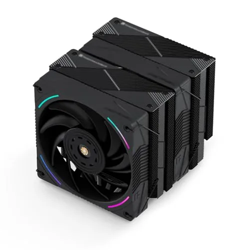 TR Thermalright Phantom Spirit 120 EVO CPU-Kühler,Doppelturm mit 7 Wärmerohren-schwarzer Schleifdeckel,Dual 120mm PWM-Lüfter-2150U/min,für AM5/AM4,Intel lga1851/1700/115X/1200/2011