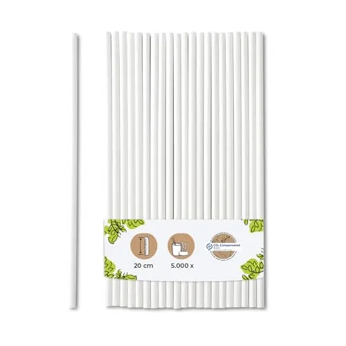 BIOZOYG Papier Trinkhalme 20 cm