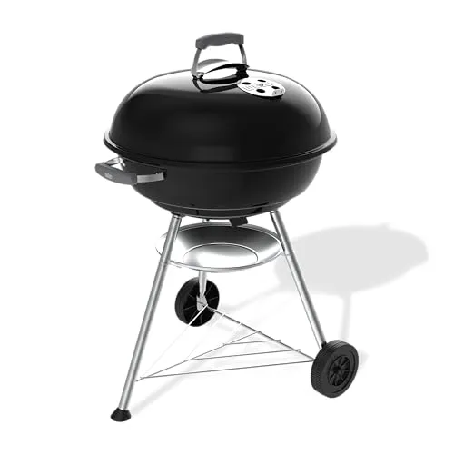 Weber Compact Kettle Holzkohlegrill 57 cm – Schwarz von Weber