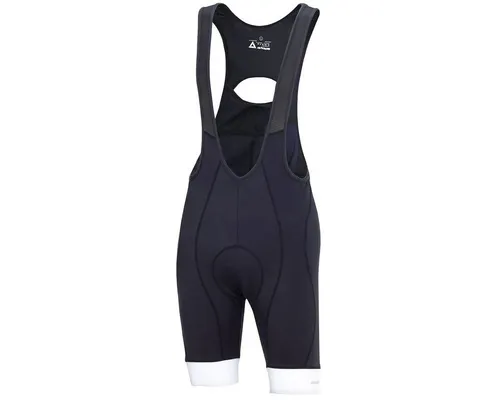 Airtracks Herren Fahrradhose mit Träger Kurz - 3D Coolmax gepolstert - Hochwertige Fahrradhose für Herren, ideal für MTB, Rennrad und Triathlon. Atmungsaktive Coolmax-Polsterung sorgt für maximalen Komfort und Schutz bei längeren Ausfahrten.