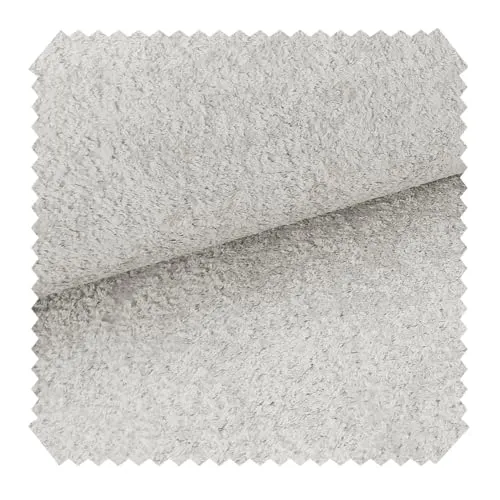 novely® MONIQUE Samtweicher Bouclé-Stoff, Schwer Entzündbarer Polsterstoff, Möbelstoff in Erdtönen, für Sofas und Sessel, Meterware 1lfm | Farbe: 09 Grau-Beige