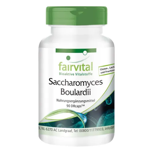 Saccharomyces boulardii - 90 DRcaps® - probiotische Hefe - VEGAN | fairvital