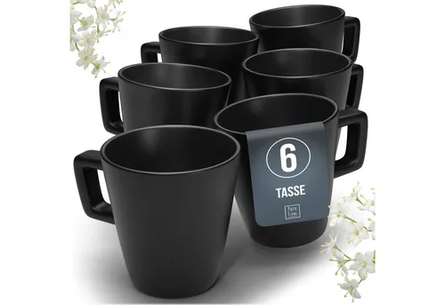 Kaffee- und Teetassen Schwarz von PURE LIVING INTERIOR DESIGN