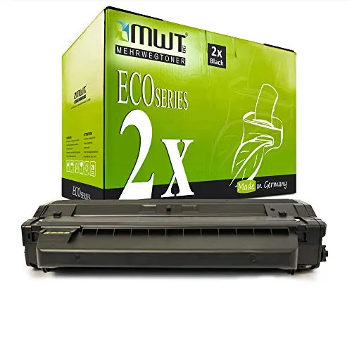 2X MWT Toner für Samsung SCX 4600 4623 FW F FN ersetzt MLT-D1052L Black Schwarz
