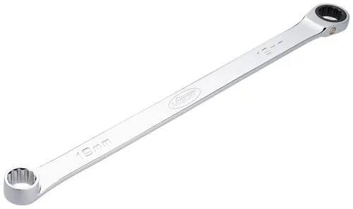 Vigor V7031-19 Ratschen-Ringschlüssel 19mm - Ringschlüssel mit Ratschenfunktion, ideal für schnelles und effizientes Arbeiten an Schraubverbindungen.