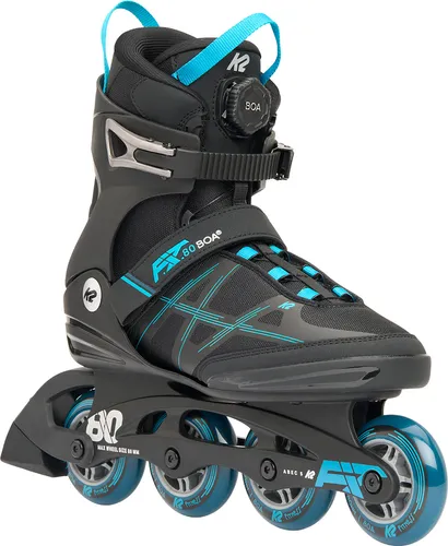 K2 F.I.T. 80 BOA Inline Skate 2025 - Fitness Skates mit K2 Original Softboot und schnellem Boa Verschlusssystem für perfekten Sitz und hohen Komfort. Ideal für Einsteiger, die sofort durchstarten möchten!