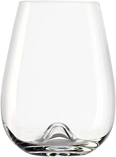 Stölzle Lausitz Vulcano Weinbecher 475 ml - 6er Set - Weißweingläser, hochwertig und spülmaschinenfest. Ideal für Weiß- und Rotwein, elegant im Design und stoßfest für perfekten Genuss.