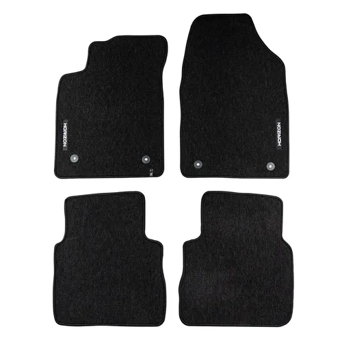 Velours Fußmatten für Opel Vectra C 2002-08 – 4tlg. Set in Schwarz - Hochwertiges 4-teiliges Fußmatten-Set für Opel Vectra C (2002-2008). Antirutsch und wasserfest, einfach zu installieren. Ideal für optimalen Fahrzeugschutz und langlebigen Einsatz.