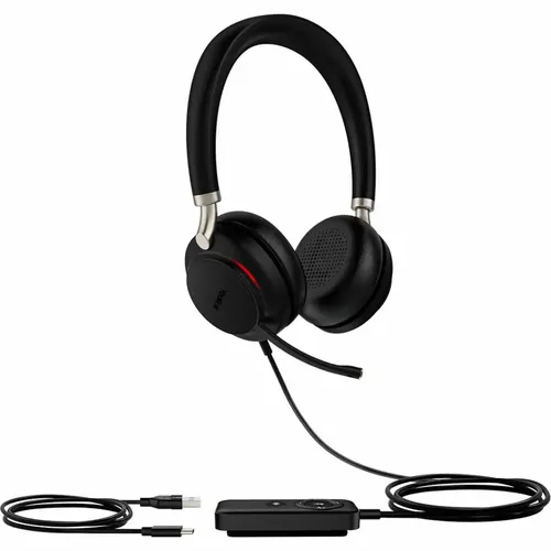 Yealink UH48 Dual Teams USB-C/A - Hochwertiges Headset für hybride Arbeit - Headset / Mikrofon mit Hybrid Active Noise Cancellation für störungsfreie Kommunikation und optimalen Tragekomfort, ideal für Homeoffice und Meetings.