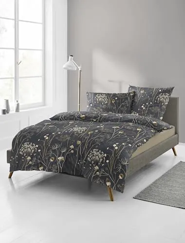 BIERBAUM Bettwäsche 4140, 2-teilig aus Biber