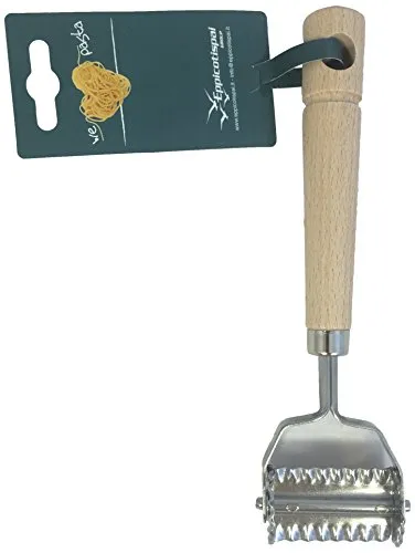 Ravioli Pasta/Teig Stempel Cutter Roller – Zigzag quadratische Form 6 x 6 cm