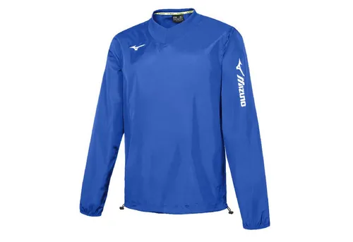 Mizuno Trainingsjacke Trad Rain Jacket (M) XXL - Royal - Robuste Trainingsjacke aus 100% Polyester, ideal für Handball. Bietet optimalen Schutz bei Regen und sorgt für Bewegungsfreiheit beim Sport.