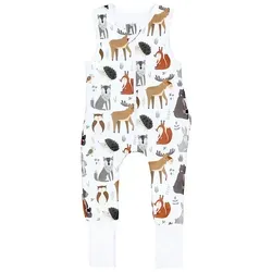 TupTam Babyschlafsack Ganzjahresschlafsack mit Beinen 2,5 TOG Unisex grau 80-86 - Babyschlafsäcke für ganzjährigen Komfort mit umstülpbarem Fuß, aus 100% Baumwolle und OEKO-TEX® zertifiziert für sichere Nächte.