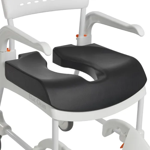 ETAC Toiletten-Rollstuhl Etac CLEAN Comfort Sitz grau - WC-Sitze, ergonomisches Design für höchsten Komfort und einfache Handhabung.