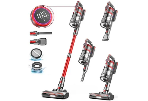 Azmsary Akku-Hand-und Stielstaubsauger Akku-Hand-und Stielstaubsauger V13 60000PA/600 W/65 min, 600 W