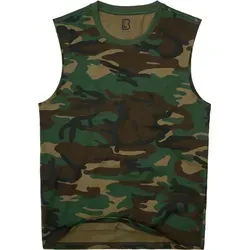 Brandit ärmelloses Shirt, grün, Größe 3XL für Männer