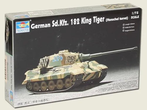 Tiger II (Henschel Turret) / 1:72 - Trumpeter / 07201